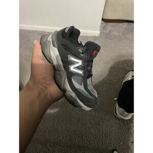 Size 1.5Y - New Balance 9060 Black/Grey Toddler Sneakers PC9060BK